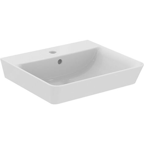 Ideal Standard Connect Air - Waschbecken Cube 50x45x16 cm, mit 1 Hahnloch, weiß E030101