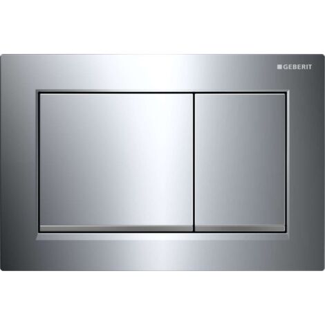 Geberit Betätigungsplatten Omega 20 Square 115080KH1 verchromt, für Omega Spülkästen