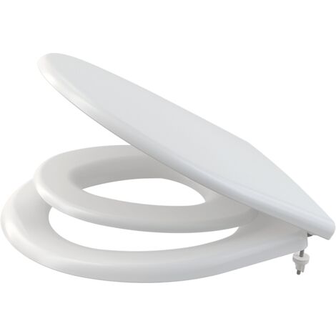 Alca WC-Sitze - WC-Sitz mit integrierter Einlage, antibakteriell, SoftClose, weiß A606 (1/4)