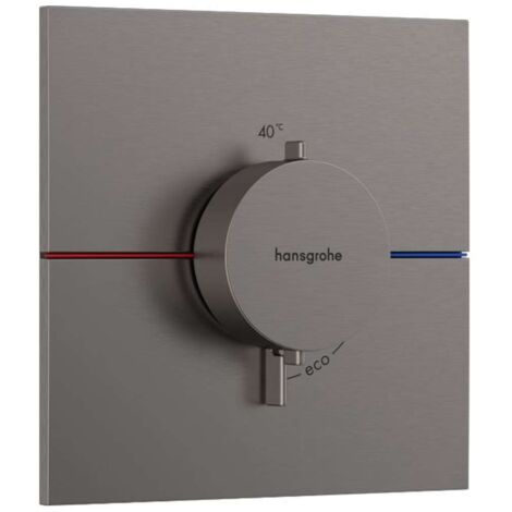 Hansgrohe ShowerSelect Comfort - Unterputz-Thermostatarmatur, Chrom schwarz gebürstet 15574340