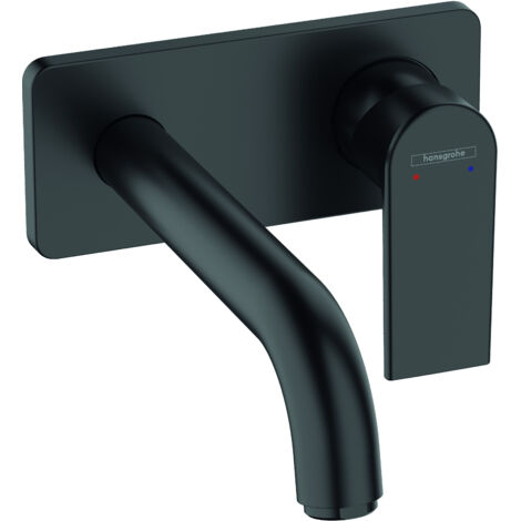 HANSGROHE Unterputz-Waschtischmischer Wandmontage Vernis Shape Schwarz matt 71578670