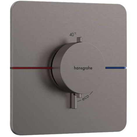 Hansgrohe ShowerSelect Comfort - Unterputz-Thermostatarmatur, Chrom schwarz gebürstet 15588340
