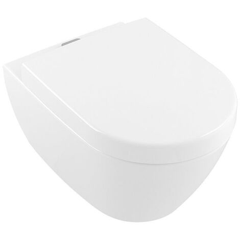 Villeroy & Boch Subway 2.0 Tiefspül-WC, oval, Abgang waagerecht,