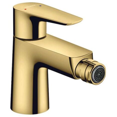 Hansgrohe Talis E - Bidetarmatur mit Ablaufgarnitur, Gold poliert 71720990