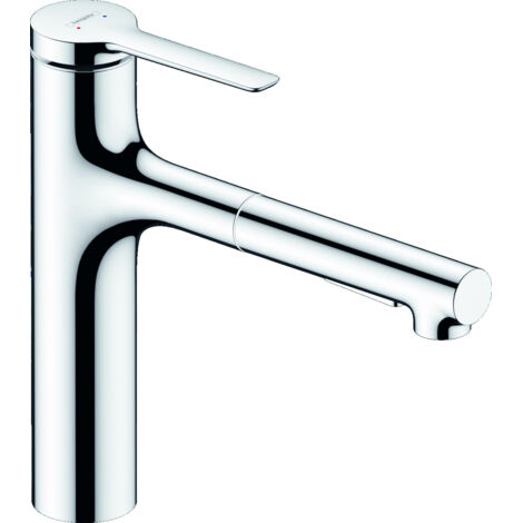 Hansgrohe Zesis M33 - Spültischarmatur 160, mit ausziehbarem Brause, sBox lite, Chrom 74804000