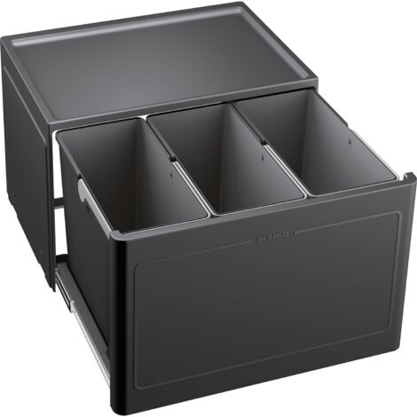 Blanco Botton Pro - Einbaumülleimer, geteilt, Volum 39 L 517469