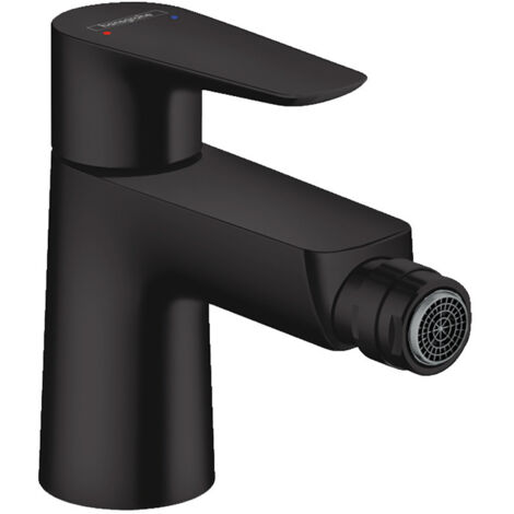 hansgrohe Talis E Bidet-Einhebelmischer 71720670 mattschwarz, mit Ablaufgarnitur