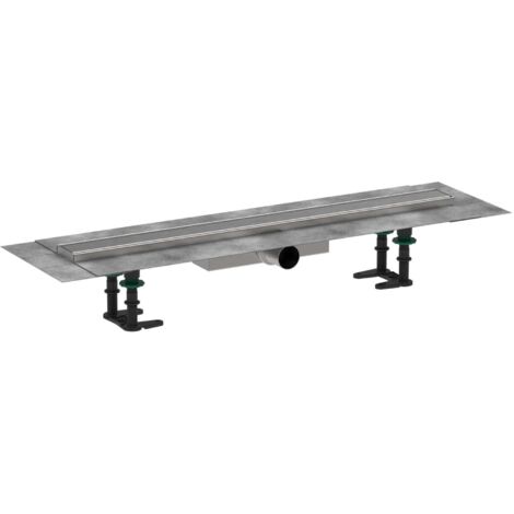 Hansgrohe RainDrain Compact - Duschrinne 70 cm, mit Gitter, gebürstet Edelstahl 56164800