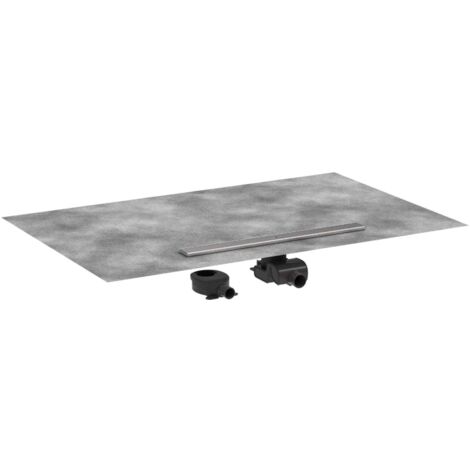 Hansgrohe RainDrain Allround - Duschrinne 90 cm, mit Gitter, Edelstahl gebürstet 56188800
