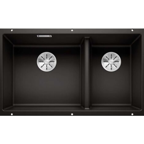 Blanco Subline 430/270 - Silgranitspüle, 76x46 cm, Schwarz 525991