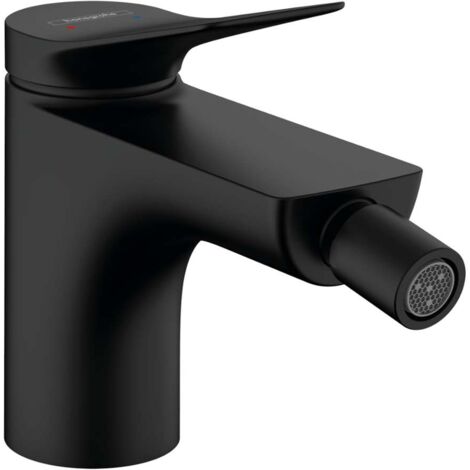 Hansgrohe Vivenis - Bidetarmatur mit Ablaufgarnitur, schwarz matt 75200670