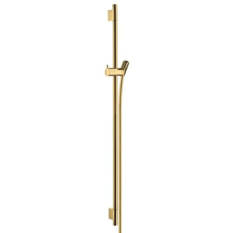 Hansgrohe Unica'S - Duschstange 90 cm, mit Duschschlauch, Gold poliert 28631990