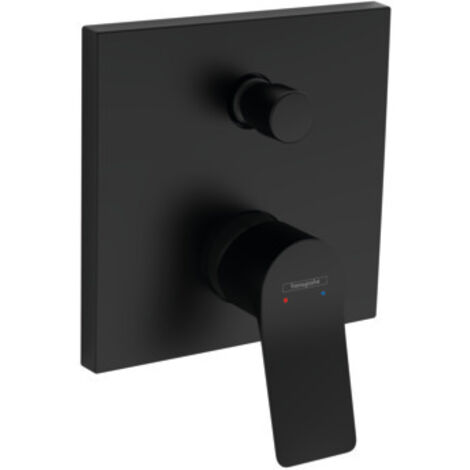 Hansgrohe Vivenis - Unterputz-Wannenarmatur, für 2 Verbraucher, schwarz matt 75415670