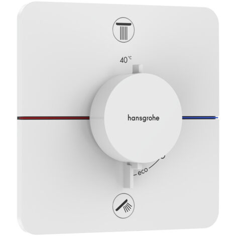 Hansgrohe ShowerSelect Comfort - Unterputz-Thermostatarmatur, für 2 Verbraucher, weiß matt 15583700