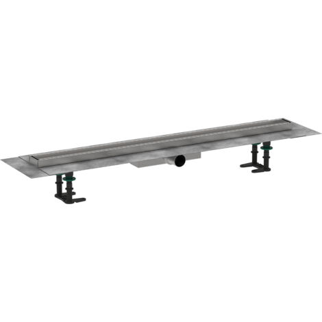 Hansgrohe RainDrain Compact - Duschrinne 90 cm zum Einlegen von Fliesen, mit Gitter 56169000