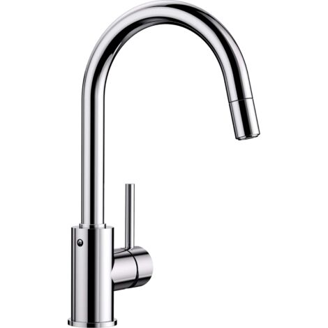 Blanco Mida S - Küchenarmatur, mit ausziehbarem Anschluss, Chrom 521454