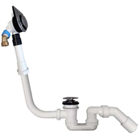 Villeroy & Boch Zubehör - Ablauf- und Überlaufgarnitur für Badewanne mit Wasserzulauf UPCON0136