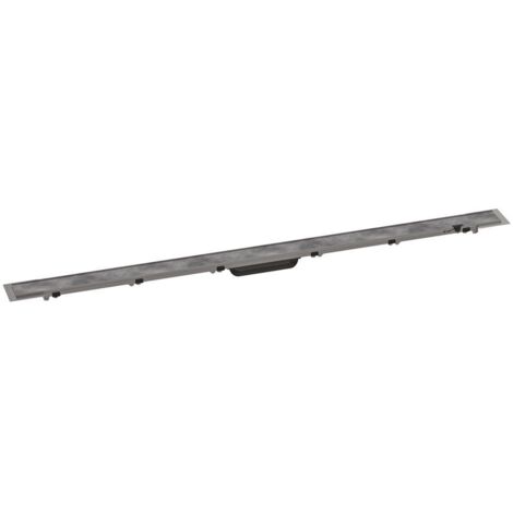 Hansgrohe RainDrain Rock - Duschrinne 1200, befliesbar, Edelstahl 56034000