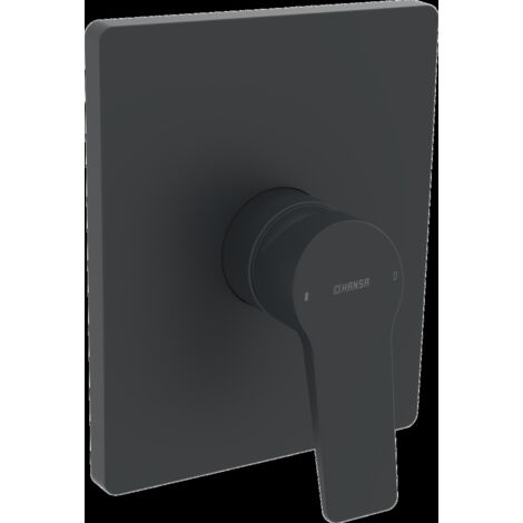 Hansa Twist - Unterputzduscharmatur, 1 Ausgang, schwarz matt 8985908333