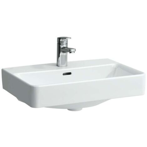 Laufen Pro S - Waschbecken Compact 55x38 cm, 1 Hahnloch, weiß H8189580001041 (1/5)