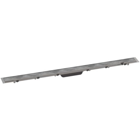Hansgrohe RainDrain Rock - Duschrinne 1000, befliesbar, Edelstahl 56033000
