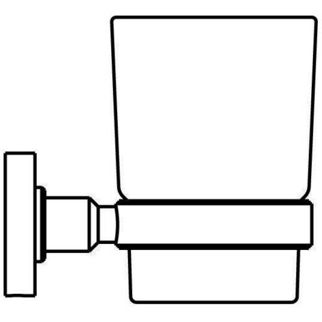 Zahnputzbecher Aus Glas 11.3oz - Bunter Badezimmerbecher Mit Zahnbürsten-Halter