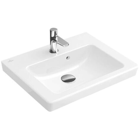Villeroy & Boch Subway 2.0 Handwaschbecken, 1 Hahnloch, mit
