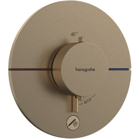 Hansgrohe ShowerSelect Comfort - Unterputz-Thermostatarmatur, Bronze gebürstet 15562140