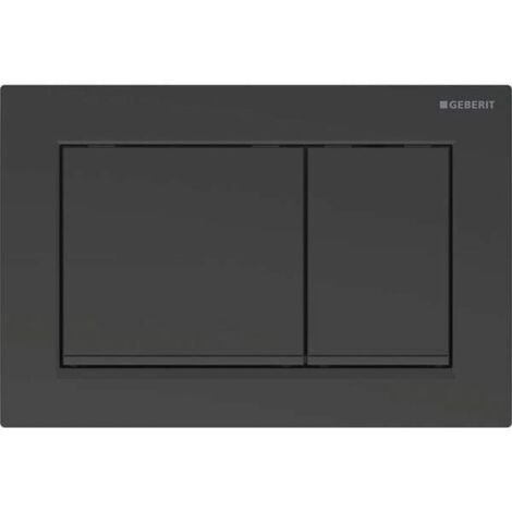 Geberit Omega20 - Betätigungsplatte, schwarz matt 115.080.16.1