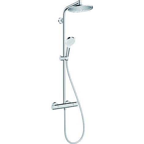 Duschsäule HANSGROHE Crometta S Showerpipe 240 1jet mit Thermostat 27267000 (1/10)