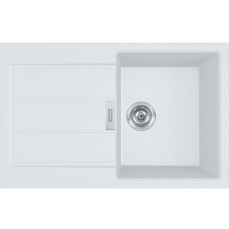Franke Sirius 2.0 - Tectonite-Spüle S2D 611-78, 78x50 cm, Weiß 143.0613.581