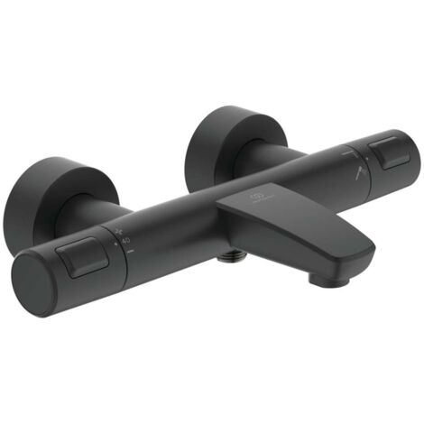 Ideal Standard CeraTherm - Badewannen Thermostat-Armatur, schwarz A7544XG