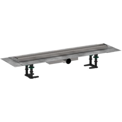Hansgrohe RainDrain Compact - Duschrinne 70 cm zum Einlegen von Fliesen, mit Gitter 56165000