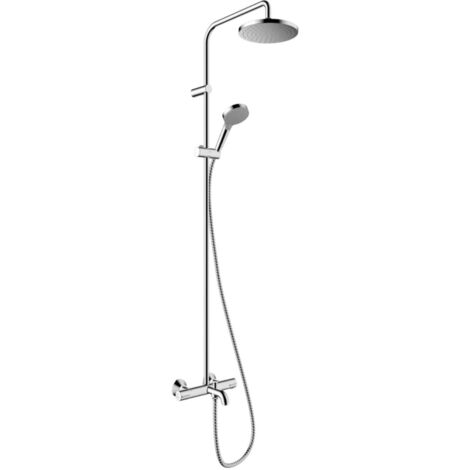 Hansgrohe Vernis Blend - Duschset Showerpipe 200 mit Wannenthermostat, EcoSmart, verchromt 26079000
