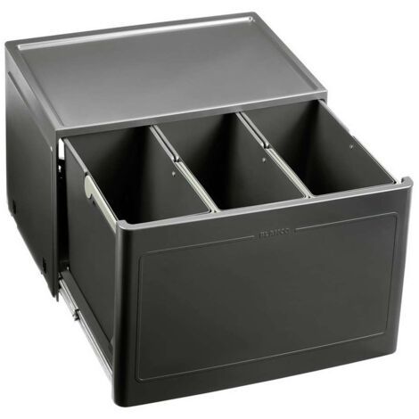 Blanco Botton Pro - Einbaumülleimer, geteilt, Volum 39 L 517470