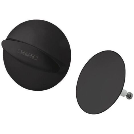 hansgrohe Flexaplus Fertigmontageset 58185670 mattschwarz, Ab-/Überlaufgarnitur