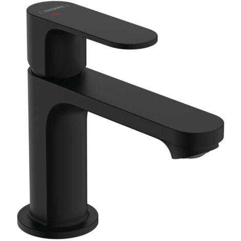 Hansgrohe Rebris S - Waschtischarmatur mit Ablauf, CoolStart, EcoSmart, schwarz matt 72586670