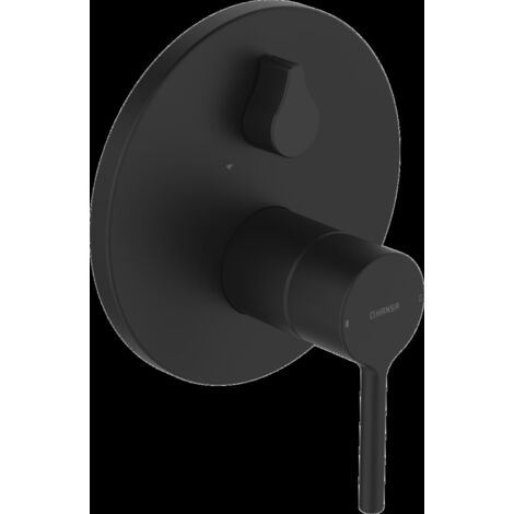 Hansa Vantis - Unterputz-Badewannenarmatur, schwarz matt 8260906733
