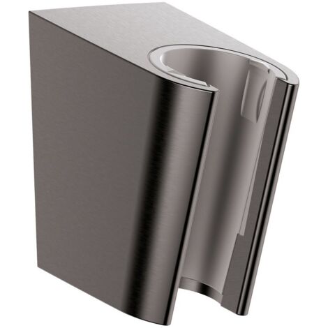 Hansgrohe Brausehalter - Brausehalter Porter S, Chrom schwarz gebürstet 28331340