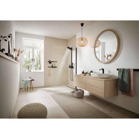 Hansgrohe Vivenis - Waschtischarmatur 110, EcoSmart, schwarz matt 75022670