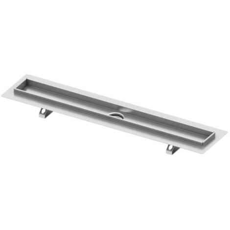 Tece TECEdrainline - Duschrinne 70 cm, mit Seal System-Dichtband, Edelstahl 600700