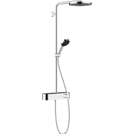 Hansgrohe Pulsify S - Duschset 260 mit Thermostat ShowerTablet Select 400, EcoSmart 1 Strahl, verchromt 24221000