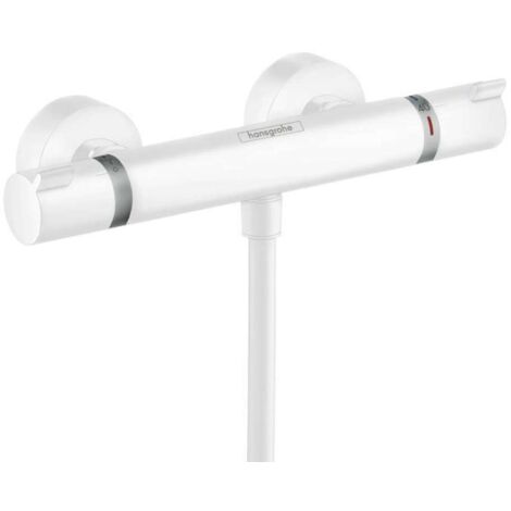 Hansgrohe Ecostat Comfort - Thermostat-Duscharmatur, weißmatt 13116700
