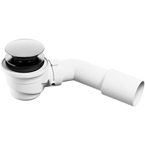 Cersanit Crea - Badewannenablaufgarnitur, ClickClack, Chrom S904-010