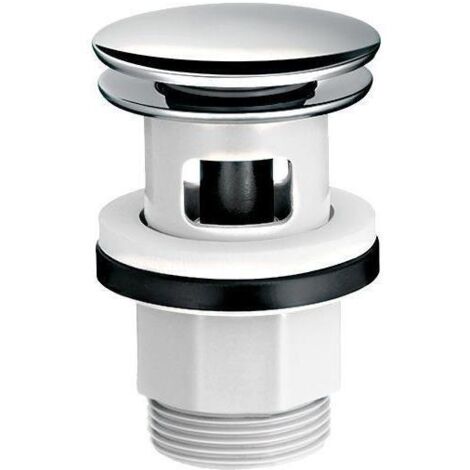 Hansgrohe Push Open Ablaufgarnitur 50105000 chrom, glasfaserverstärkter Kunststoff