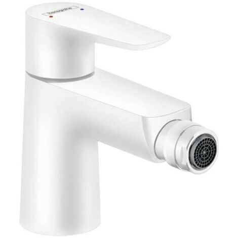 Hansgrohe Talis E - Bidetarmatur mit Ablaufgarnitur, weißmatt 71720700