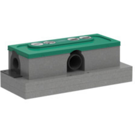 Hansgrohe uBox universal - Grundkörper für Duschrinnen Ablaufgehäuse für Standardinstallation 01001180