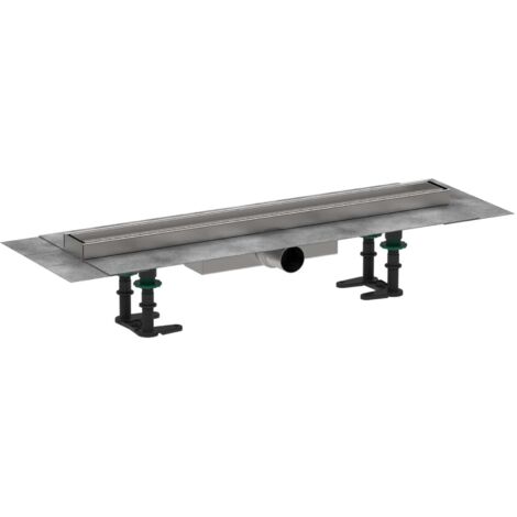 Hansgrohe RainDrain Compact - Duschrinne 60 cm zum Einlegen von Fliesen, mit Gitter 56163000
