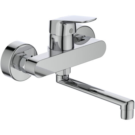 Ideal Standard CeraFlex - Spültischarmatur mit schwenkbarem Auslauf 200 mm, chrom B1730AA