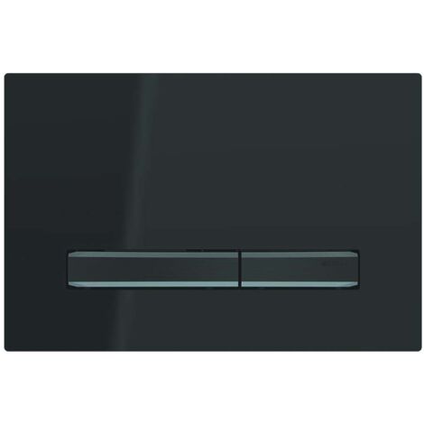 Geberit Sigma50 - Betätigungsplatte, 2 Mengenspülung, schwarz/Chrom schwarz 115.671.DW.2